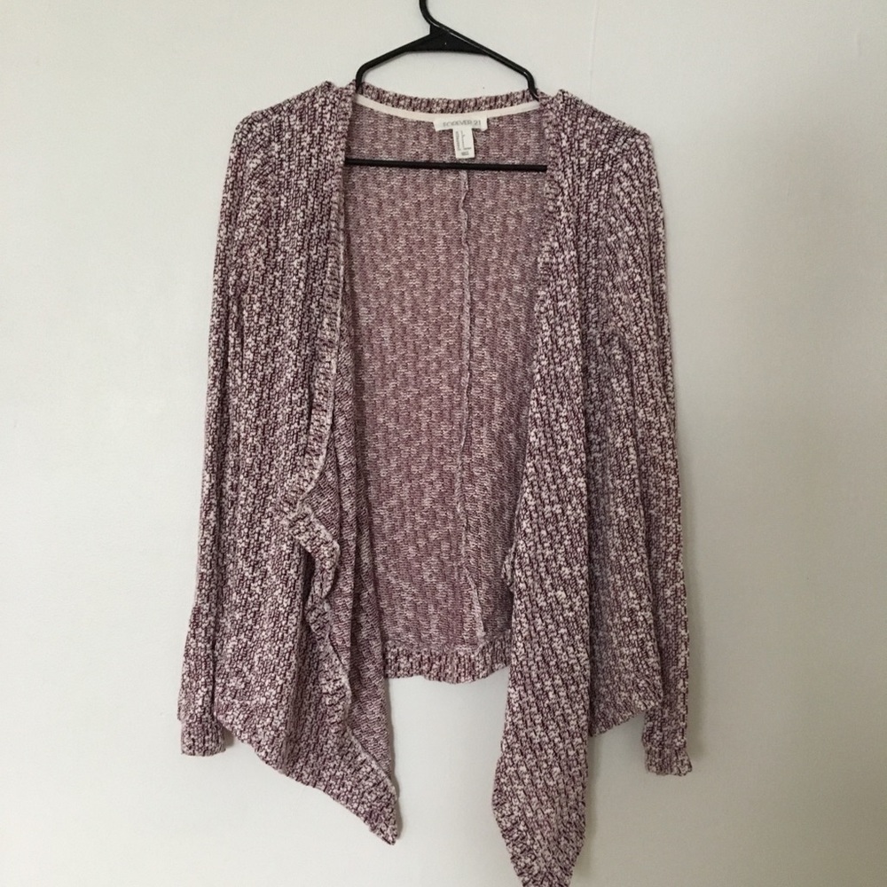 Open cardigan